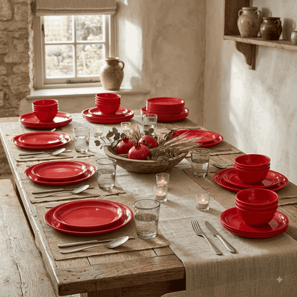 24 Pcs Round Dinner Set