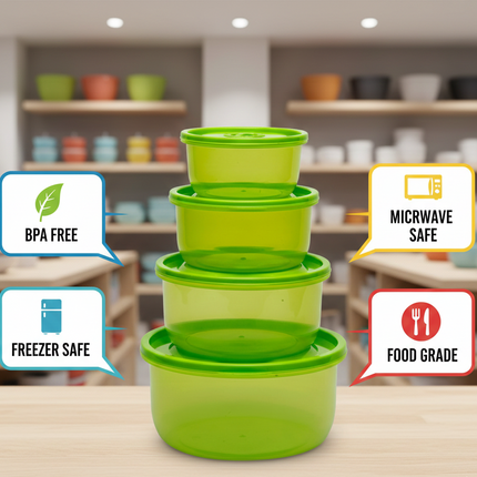 Microvent Container Set of 4