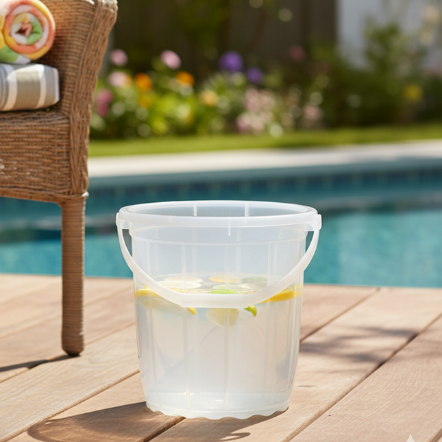 Bucket 20 L Transparent