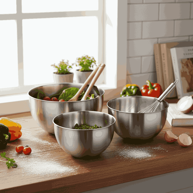 SS Mixing Bowl Set of 3