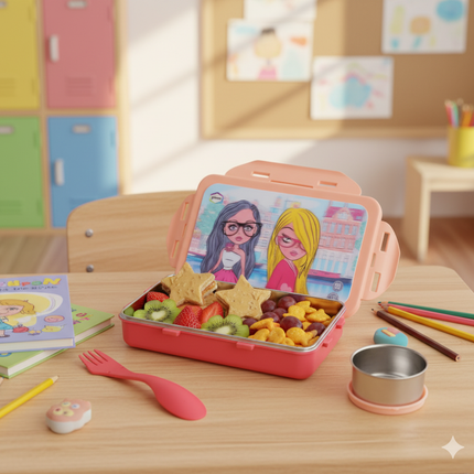 SS Snack Pack Lunch Box Girls - 700ml