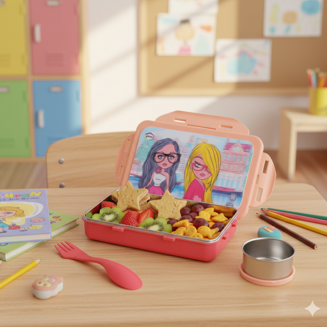 SS Snack Pack Lunch Box Girls - 700ml