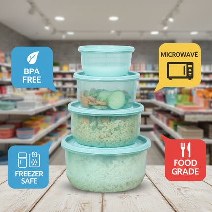 Microvent Container Set of 4