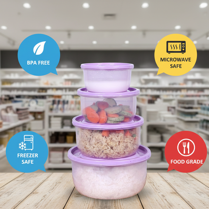 Microvent Container Set of 4