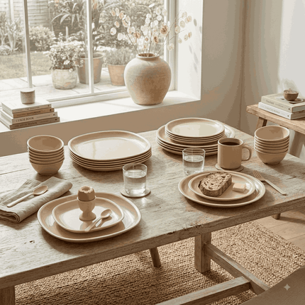 24 Pcs Square Dinner Set
