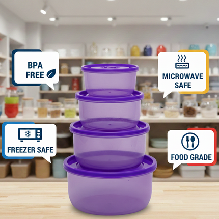 Microvent Container Set of 4