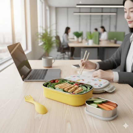 SS Snappy Lunch Box Birds 800ml