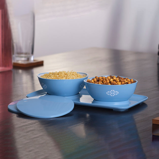 Peppy Bowl Set with Tray