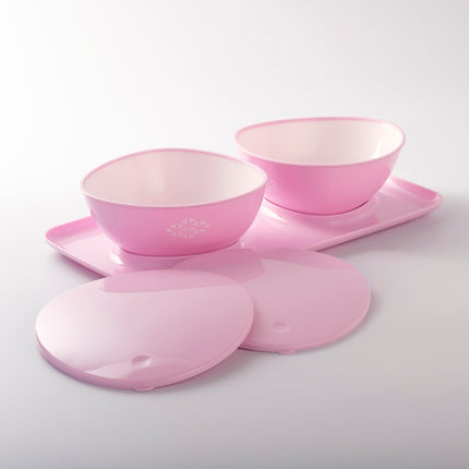 Peppy Bowl Set with Tray