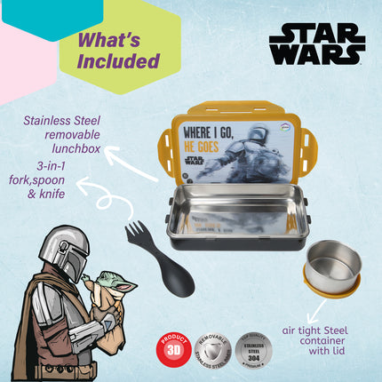 SS Snack Pack Lunch Box Mandalorian