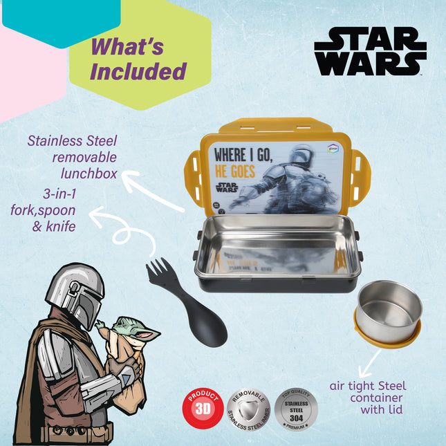 SS Snack Pack Lunch Box Mandalorian