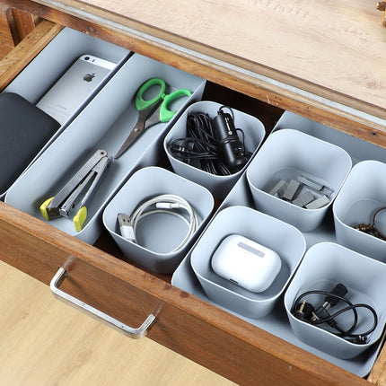 Drawer Organizer Grey  – Set of 9