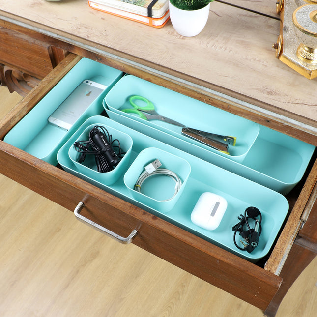 Drawar Organizer Sea Green Set of 6