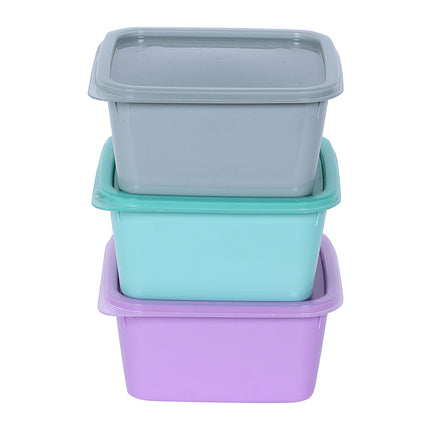 Square Container 800 Ml (Set of 3)