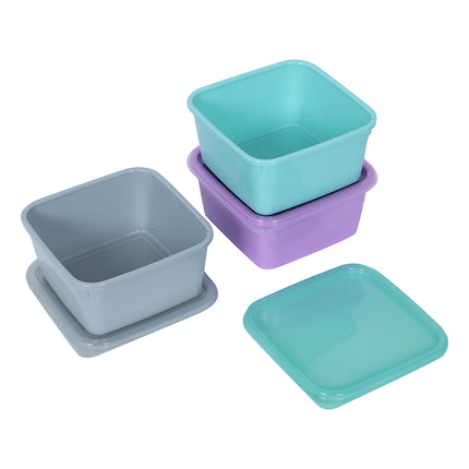 Square Container 550 Ml (Set of 3)