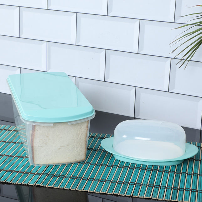 Bread Box & Butter Dish (Combo)