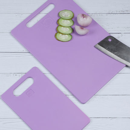 Chopping Board Set of 2 Big + Small (Anti Bacterial)