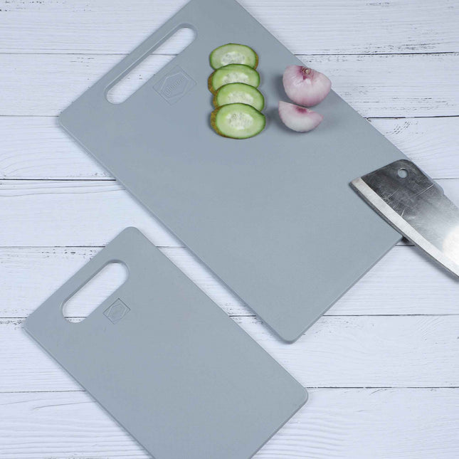 Chopping Board Set of 2 Big + Small (Anti Bacterial)