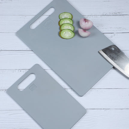 Chopping Board Set of 2 Big + Small (Anti Bacterial)