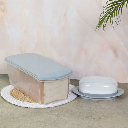 Bread Box & Butter Dish (Combo)