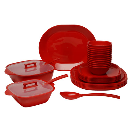 32 pcs Square Dinner Set