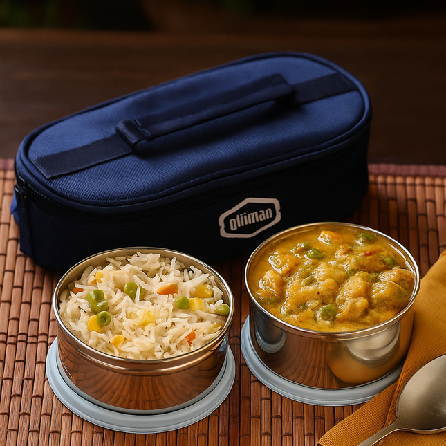 Comida Oval Lunch Box Set of 2