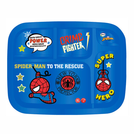 Kids Partition Plate Spiderman